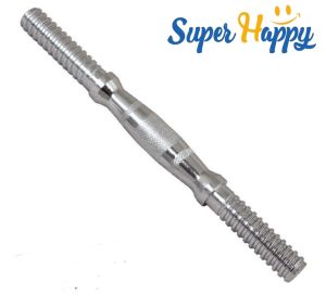 แกนดัมเบลแบบด้ามจับนูน คานดัมเบลเกลียวล็อกโครเมี่ยม ก้านดัมเบล ขนาดแกน 1 นิ้ว (ราคาต่อข้าง)