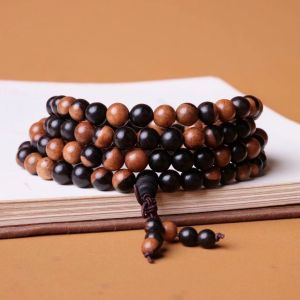 Sandalwood 108 Beads Bracelet  Gỗ hồng sắc lá nhỏ   Gỗ trầm hương Việt Nam   Gỗ mun   Gỗ đàn hương xanh   Gỗ hồng sắc Myanmar   Gỗ đàn hương vàng   Gỗ cánh gà  108 Vòng tay hạt Phật giáo   Vòng tay hạt cầu nguyện bằng gỗ   Dây chuyền dài   Vòng tay sưu tầ