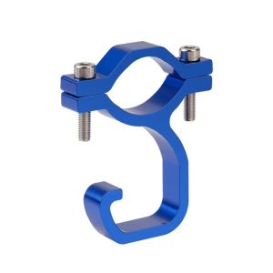 HEFEI 1Pcs Aluminum Alloy Bike Hanging Hook CNC Machined Anodized Storage Hanger Buckle Multi Color Electric Bike Hook for Electric Bike Motorcycle