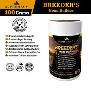 Supremacy Breeder’s Bone Builder For Roosters Strong Bones Healthy Growth Faster Recovery Rooster
