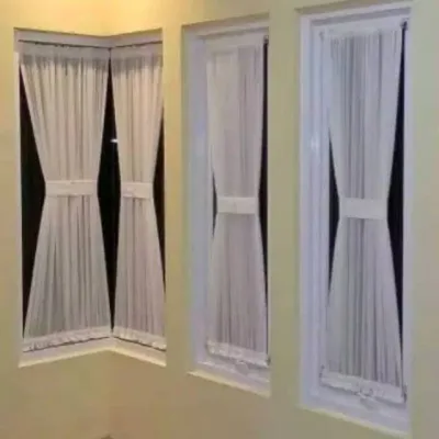 gorden kaca model ikat tengah / gorden minimalis /gorden kaca ungu /gorden kupu kupu / gorden murah gorden spiral