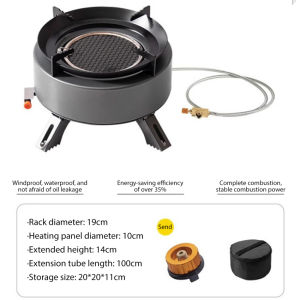 【การจัดส่งท้องถิ่น】ชุดเตาแคมป์ปิ้งแบบพกพา ชุดเตาแคมป์ปิ้ง อุปกรณ์ทำอาหารกลางแจ้ง เตาทำอาหารเชื้อเพลิงแบบพกพาอเนกประสงค์ อุปกรณ์แคมป์ปิ้ง