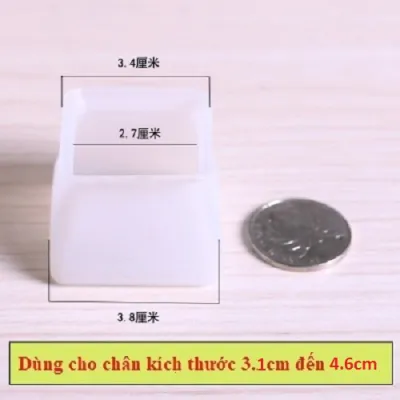 Bộ 8 Nút bọc chân bàn ghế bằng silicon dày