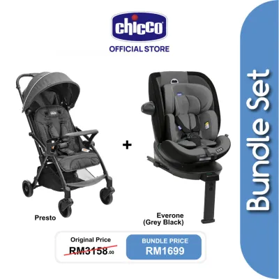 [Bundle Set] Chicco Everone Car Seat + Presto Stroller