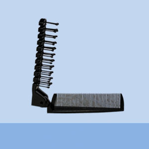 2 in 1 Travel Portable Folding Hair Comb Head Massage Hair Comb Anti Static Hairdressing Tools