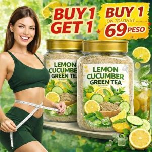 [ BUY 1kg GET 1kg ] Lemon Cucumber Green TeaLemon Cucumber Powdered Juice Detox Healthy Weight Loss
