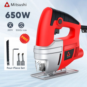 Mitsushi MQXJU55 650W 220V Electric Jigsaw Woodworking Jig Saw Multifunctional Electric Saw Household Chainsaw Wood Cutter Machine