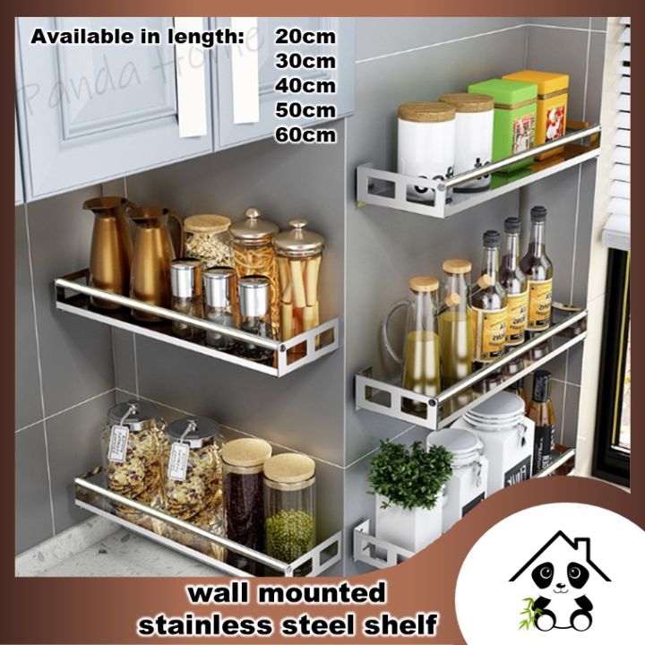 Seasoning Storage Shelf Kitchenware Rack stainless Steel Kitchenware ...