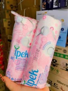 Bông Tẩy Trang IPEK Thổ Nhĩ Kỳ Mềm Mịn 100% Cotton 80 miếng - phân phối chính hãng