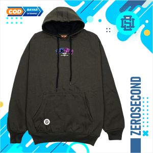Hoodie Sweater Zero.Second hoodie pria distro tebal Others Sweater Autentic Full warna Abu paralon Catton Flecee Gramasi 280S Permium Tebal Free STIKER BISA COD