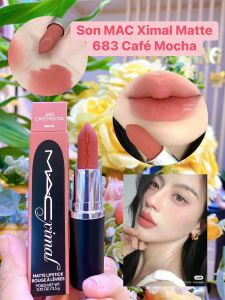 Son MAAC Ximal Silky Matte 683 Cafe Mocha - Màu Cam Đào Nude