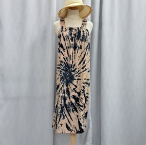 [086] [6023] READY STOCK [S/M]Night Dress Batik Print/Spaghetti Strap Night Dress/WHOLESALE AVAILABLE
