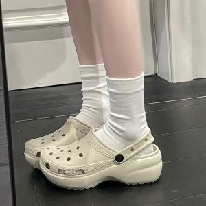 [Free Shipping] Classic Celebrity Cloud Clogs For Women Summer Fashion Trendy Thick-Soled Height-Increasing Closed-Toe Outdoor Beach Sandals For Women