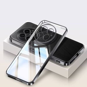 Case For OnePlus 13 Case For OnePlus 12 R 11 ACE 3 ACE2 Pro OnePlus13 5G Luxury Soft Silicone Transparent Cover Stylish Bumper