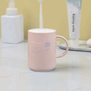 Mèo dễ thương cốc súc miệng đơn giản thời trang chăm sóc răng miệng hàng ngày