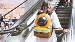 Beg Kucing Backpack Astronaut Bag Carrier Bag Capsule Bag Kucing宠物背包