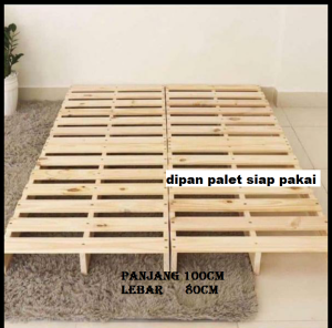 GROSIR DIPAN palet kayu jati belanda siap pakai panjang 100cm lebar 80cm tinggi 10cm