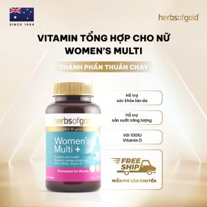 Viên Uống Womens Multi+ Herbs of Gold - Lọ 60 Viên