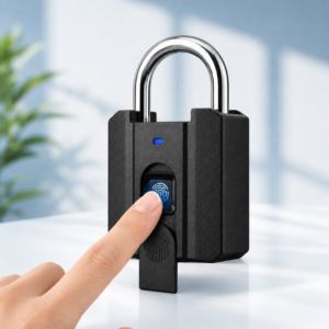 Ổ Khóa Thông Minh Vân Tay Chống Trộm Chống Cắt Chống Nước Kèm Chìa Exsmith P303