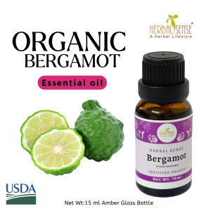 Herbal Sense Organic Bergamot Essential Oil