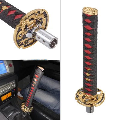 Car Gear Stick Knob Automatic Manual Shifter Lever Head Samurai Sword Gear Shifting Knob Fits Most Cars - intl (200mm)