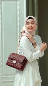 Tas selempang wanita bahan kulit sapi asli premium original branded anti air dan tahan api fashion cewek model kekinian terbaru lumee bag distro