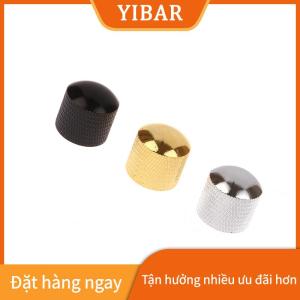 YIBAR 1PC kim loại điện Bass Guitar giai điệu âm lượng núm chiết Hat Cap Guitar bộ phận Push Knob với lỗ Guitar phụ kiện