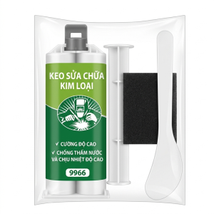【HCM/24H】Keo đúc AB chịu nhiệt cao keo sửa chữa kim loại cho gang nhôm thép không gỉ siêu dính như hàn