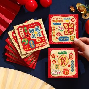 tsevd cny ang bao 2026 red packet 马年红包 6Pcs Chinese Style 2025 Snake Year Red Envelopes Traditional New Year Lucky Envelopes Money Pouches Thickened Good Lucky Red Packets Spring Festival