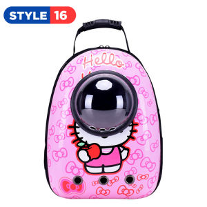 Fat Cat Backpack Carrier Large Bubble Astronaut Space Breathable Capsule Transport for Pets Rabbit Transparent Bag with Window