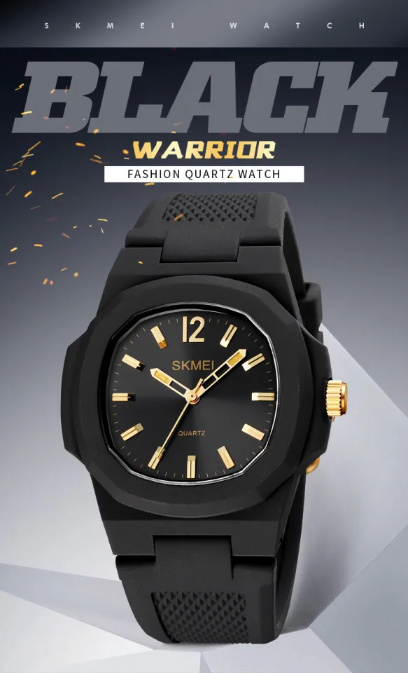 SKMEI Men Sports Watch Fashion Simple Quartz Silicone Waterproof