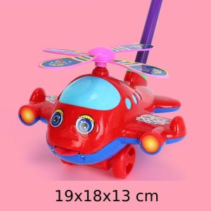 <NHIỀU MẪU>Xe tập đi cho bé hình máy bay – Đồ chơi đẩy tay hỗ trợ tập đi phát nhạc vui nhộn mới nhất 2025