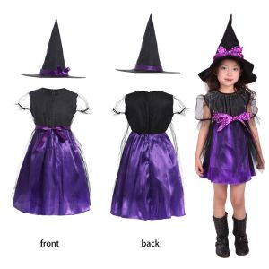Little Red Riding Hood Cosplay Halloween Costume for Kids Girls 2-12years old Child Princess Dress Performance Red Dress Cloak Pumpkin Candy Bag Set Halloween Cosplay Outfit Party Christmas Cosplay Role