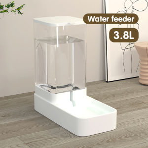 Cat Feeder Automatic 3.8L Large Pet Food Feeder Water Feeder Cat Water Fountain Cats Food Bowl Water Dispenser Bekas Makan Minum Kucing 宠物饮水机 喂食器