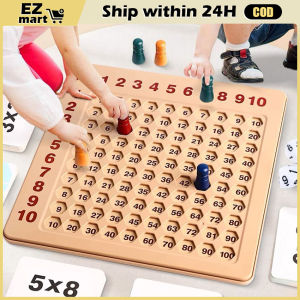Wooden 99 Multiplication Table Math Toy Montessori Educational Board Children Baby Toys Arithmetic Teaching Aids for Kids Gifts