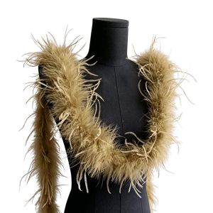 NOBLELUX Fluffy Imitation Long Hair Strips Multicolor 8cm Width Artificial Fur Ribbon Tapes Plush Texture Ostrich Feathers Boa DIY Accessories