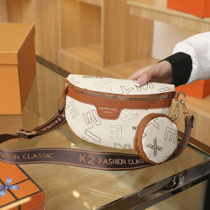 THANKS99 SHOP#1103  STYLISH BAG LEATHER MATERIAL ADJUSTABLE SLINGBAG FOR WOMEN