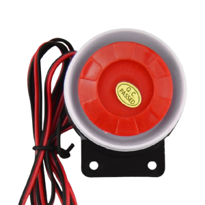 220V Magnetic Mount Security Siren 120dB High Volumes Alarm System Easy to Use For Fire Theft Emergency Indoor Defense