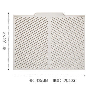 Silicone Dish Drying Mat Alas Pengering Pinggan Anti Slip Heatproof Foldable Sink Draining Pad