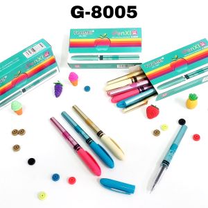 SOS Bolpen Gel G-8005 Apple 0.5mm(12pc)/Pulpen Tinta/Pen Gel/Pen Jel/Balpen/Ballpoint