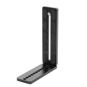 Nhôm gia công L Khung máy ảnh tấm với 1/4 lỗ vít cho phụ kiện chụp ảnh dọc chân máy