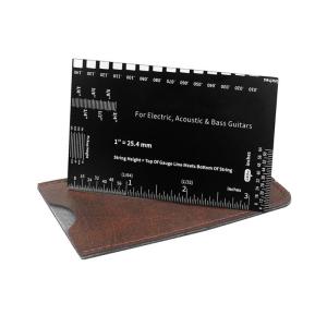 Thiết lập cây đàn guitar Cai Trị linh hoạt chuỗi hành động đo điện basses hành động đo cho basses Acoustic Guitar và