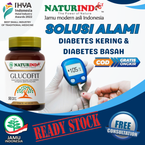 HERBAL DIABETES KERING DAN BASAH JAMU DIABET GULA DARAH TINGGI GLUCOFIT NATURINDO