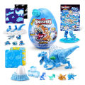 ZURU Smashers Mega Jurassic Light Up Ice Age ไข่ปริศนายุคน้ำแข็ง 25+ ไอเทม ขุดสไลม์ทราย ต่อร่างไดโนเสาร์เปล่งแสง. 