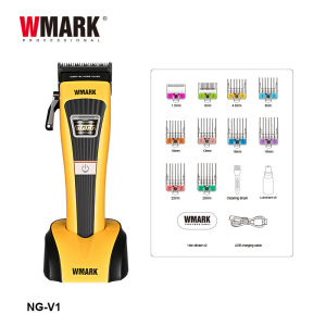 WMARK NG-V1 Barbershop Professional Wireless Men Grooming Trimmer With LCD Display