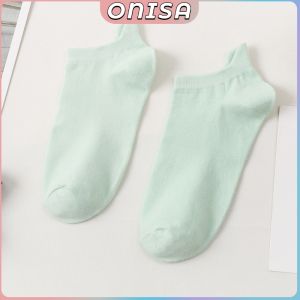Onisa Summer Ice Cool Socks Invisible Cotton Thin Ultra-thin Breathable Anti-skid Boat Socks