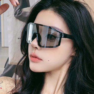 IMPALA QT2087W Thời trang ống kính lớn Kính mát cho Nam Nữ ngầu gương tròng kính phản chiếu Kính râm thể thao ngoài trời UV400 kính mắt đi xe đạp tròng kính đổi màu theo ánh sáng mặc trong ngày và đêm