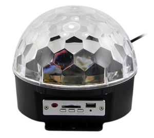 RGB Voice-Activated LED Crystal Magic Ball Effect DJ Stage Light Disco Light-asianmart