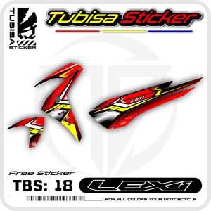 Sticker Striping Yamaha Lexi - Stiker Striping Variasi Motor Lexi. TBS.18