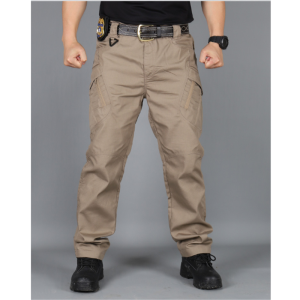 mens trousers กางเกงขายาวผู้ชายรุ่นใหม่ปี 2021 กางเกงยุทธวิธีทหารกางเกงกันน้ำที่ทนต่อการสึกหรอกลางแจ้ง กระเป๋าหลายใบ